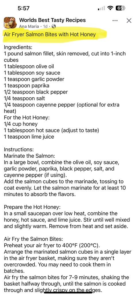 Salmon Fillets, Cayenne Peppers, Lime Juice, Hot Sauce, Soy Sauce, Black Pepper, Garlic Powder, Yummy Food, Stuffed Peppers