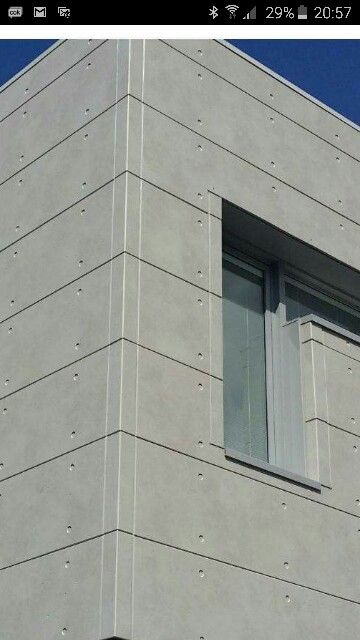 Fibre Cement Cladding Exterior, Cement Cladding, Concrete Siding, Fibre Cement Cladding, Front Wall Design, Cement Board, Siding Options, Cladding Design, External Cladding