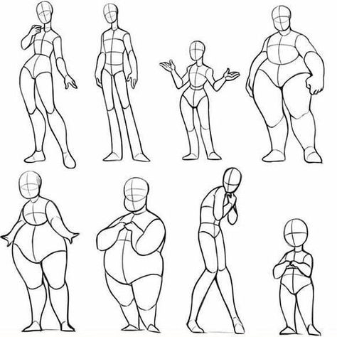 Art Tutorials and References (@artisttoolkit) posted on Instagram • Dec 26, 2020 at 5:00pm UTC Sketch Anatomy, Reference Study, Study Anatomy, Reference Models, Body Type Drawing, Cartoon Body, Body Shape Drawing, Draw Cartoon, Human Figures