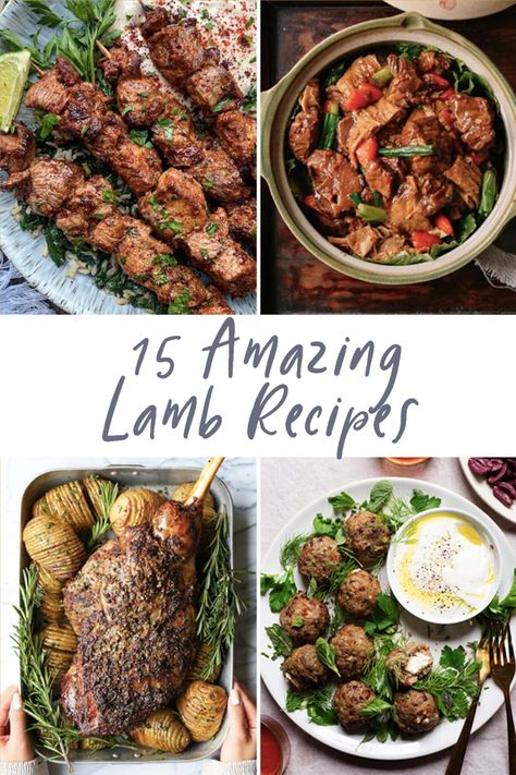 Spring is in the air, which for many people means lamb will be on the menu pretty frequently for the next month or two. These amazing lamb recipes go beyond the traditional roast to highlight just a few of the incredible ways you can incorporate this versatile meat into your meals. Gyros Lamb, Best Lamb Recipes, Easy Lamb Recipes, Irish Lamb Stew, Lamb Casserole, Cumin Lamb, Lamb Ragu, Lamb Dinner, Grilled Lamb Chops