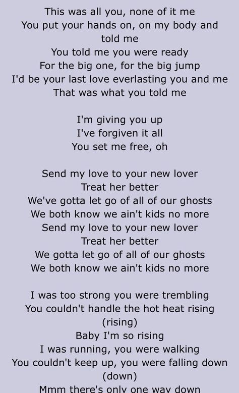 Send my love .. Adele.... Some of these lyrics sound all to familiar .. Almost word for word Adele Lyrics, Beautiful Poems, Adele Songs, Song Words, I Tunes, Me Too Lyrics, Love Songs Lyrics, Breakup Quotes, Song Quotes