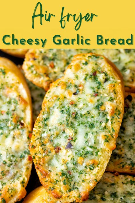 Garlic Bread In Oven, Air Fryer Garlic Bread, Frozen Garlic, Frozen Garlic Bread, Air Fryer Garlic, Homemade Garlic Bread, Garlic Cheese Bread, Air Fry Recipes, Cheesy Garlic Bread