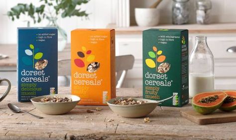 Products - Dorset Cereals Muesli Photography, Granola Product Photography, Product Placement Photography, Dorset Cereals, Cherry Granola, Chocolate Business, Cereal Packaging, Packaging Photography, Monkey Logo