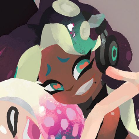 Splatoon 2 Marina, Marina And Pearl, Splatoon Official Art, Off The Hook Splatoon, Splatoon Icon, Marina Splatoon, Pearl And Marina, Splatoon Comics, Off The Hook