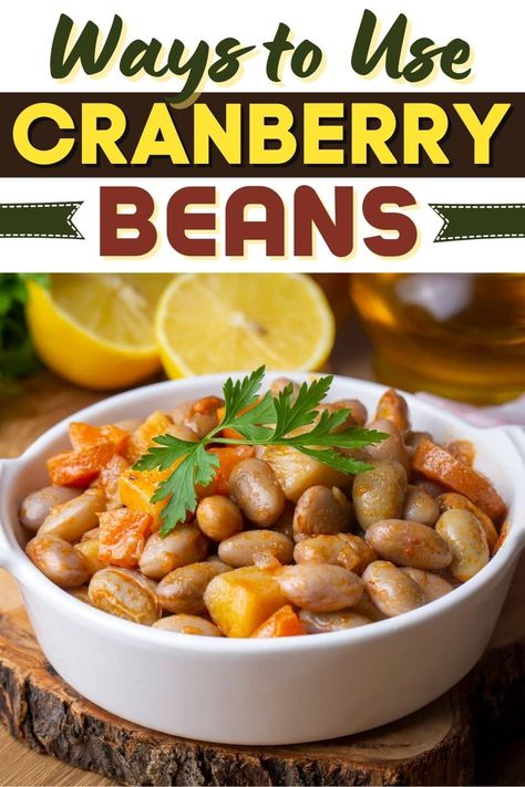 If you're looking for ways to use cranberry beans, you've come to the right place. So grab that bag from the back of the pantry, and let's get cooking. Cooking Cranberries, Beans In Crockpot, Cranberry Beans, Cilantro Recipes, Fresh Dishes, Cranberry Recipes, Dried Beans, Bean Soup, Baked Beans