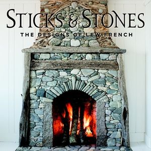 Lew French, River Rock Fireplaces, Rock Fireplace, Design Hall, Outdoor Water Feature, Fireplace Designs, Rock Fireplaces, Outdoor Stone, Natural Building