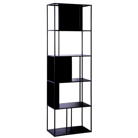 Tommy Bookcase - Dovetail Shelving Dining Room, Iron Bookshelf, Dovetail Furniture, Retail Shelving, Iron Shelf, Cabinet Shelving, Standing Shelves, Outdoor Bar Stools, Bookcase Shelves