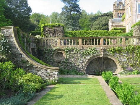 Terrace Wall, I Am Doing My Best, Garden Escape, Fairytale House, Somerset England, Sunken Garden, Doing My Best, Formal Garden, New Garden