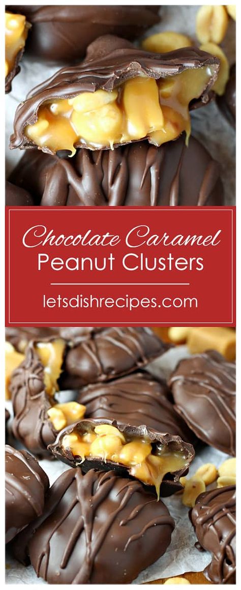 Caramel Peanut Clusters, Peanut Clusters Recipe, Clusters Recipe, Bark Candy, Dinner Recipes Ideas, Chocolate Peanut Clusters, Fancy Chocolate, Peanut Clusters, Salted Peanuts