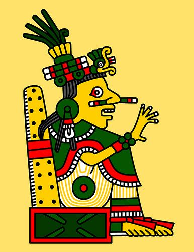 Chicomecoatl - Fejervary Mayer Codex 31 | by Gwendal_ Aztec Goddess, Aztec Drawing, Aztec Symbols, Mexican Culture Art, Chucky Doll, Graphic Art Prints, Aztec Art, Chicano Art, Mexican Culture