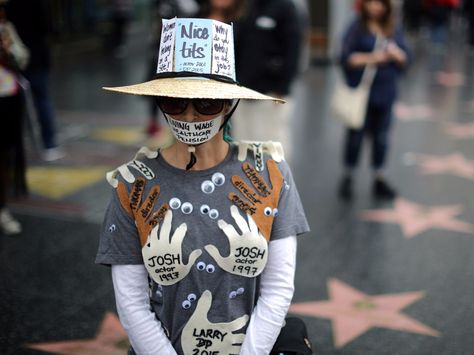 metoo protest hollywood Protest Outfit, Protest Fashion, Harvey Weinstein, Margaret Atwood, Make A Change, Business Insider, Nbc News, Film Director, In Hollywood