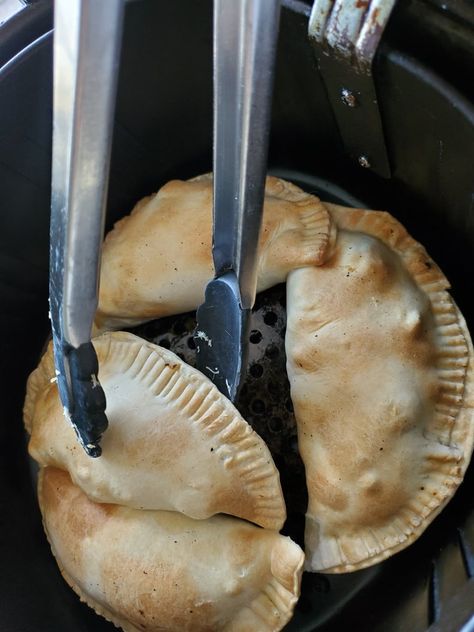 Empanadas In Air Fryer, Puerto Rican Pastelillos, Puerto Rican Empanadas, Empanada Discs, Cheese Empanadas, Empanadas Dough, Ketchup Sauce, Savory Pastry, Empanadas Recipe