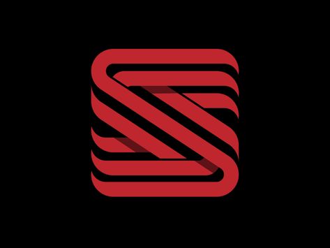 Substream Records by Antonio Calvino on Dribbble Letter S Logo Design, Record Label Logo, Letter S Logo, Music Logo Design, Solid Black Background, S Logo Design, Music Logo, S Logo, 3d Object