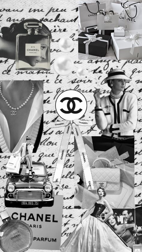 Chanel Wallpaper, Vintage Chanel Wallpaper, Old Money, Chanel