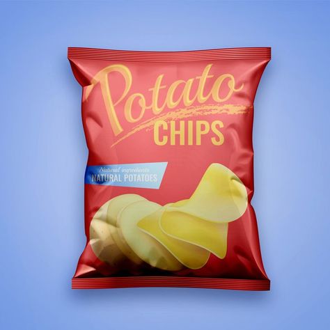 Free Chips Bag Mockup Chips Packet Design, Packet Design, Coffee Bean Bags, Packaging Snack, Best Chips, Free Packaging Mockup, Free Mockup Templates, Mockups Free, Potato Chip