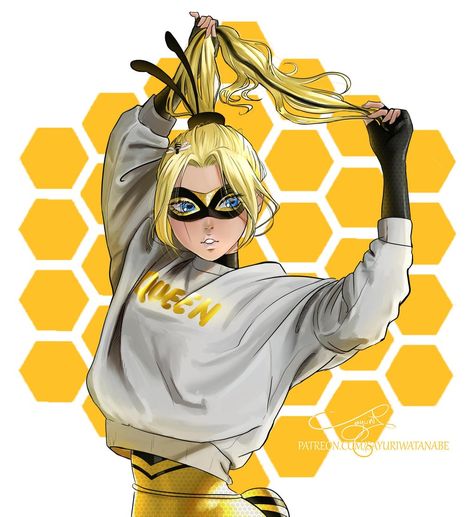 Queen Bee Miraculous, Miraculous Ladybug Queen Bee, Miraculous Chloe, Chloe Miraculous, Trying To Be Better, Chloe Bourgeois, Miraculous Ladybug Oc, Miraculous Ladybug Memes, Miraculous Characters