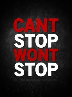 #fitness #motivation #nevergiveup Stop Quotes, Cant Stop Wont Stop, Can't Stop Won't Stop, Motivation Wall, Reduce Weight, Fitness Quotes, Physical Fitness, How To Stay Motivated, Motivation Inspiration