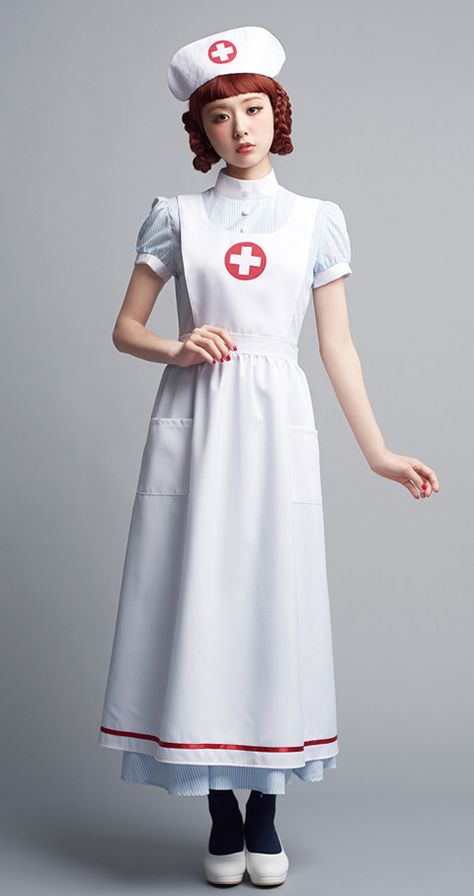 Nursecore Outfit, Nurse Outfit, Medical Fashion, Nurse Aesthetic, Vintage Nurse, Nurse Uniform, Poses References, Nursing Clothes, J Fashion