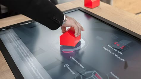 the house of future | stiebel eltron on Behance Interaktives Design, Interactive Table, Digital Retail, Interactive Multimedia, Interactive Exhibition, Interactive Display, Interactive Media, Interactive Installation, Exhibition Display