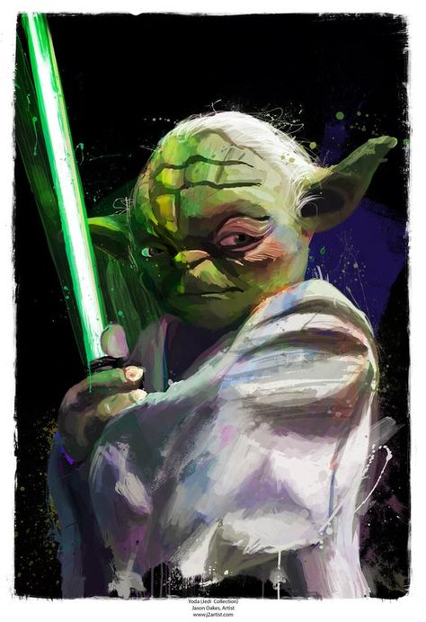 Yoda Art, Rare Comic Books, Star Wars Painting, Master Yoda, Jedi Master, Star Wars Wallpaper, Star Wars Yoda, Star Wars Images, Star Wars Jedi