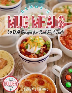 Get this Mug Meals ebook for FREE!!! 30+ recipes Mug Meals, Microwave Mug Recipes, Microwave Mug, Bo Bun, Bigger Bolder Baking, Mug Cake Microwave, Mug Recipes, Microwave Cooking, Microwave Recipes