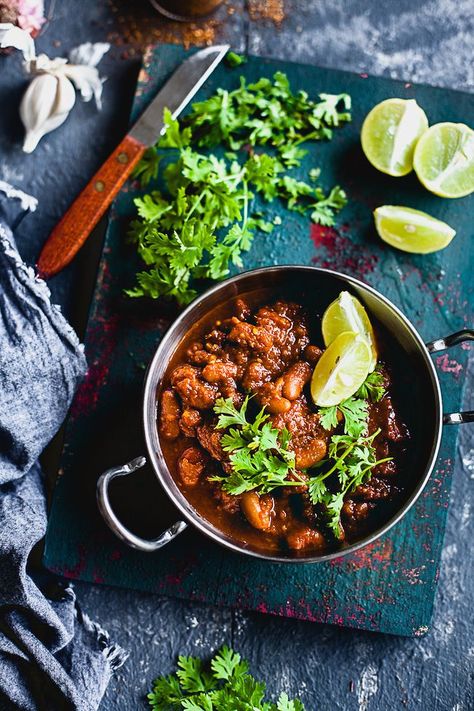 Rajma Masala (Red Kidney Beans North Indian Curry) - Playful Cooking Kidney Bean Stew, Indian Mushroom, Curry Photography, Beans Stew, Rajma Masala, Indian Food Photography, Red Kidney Beans, Rustic Recipes, Masala Spice