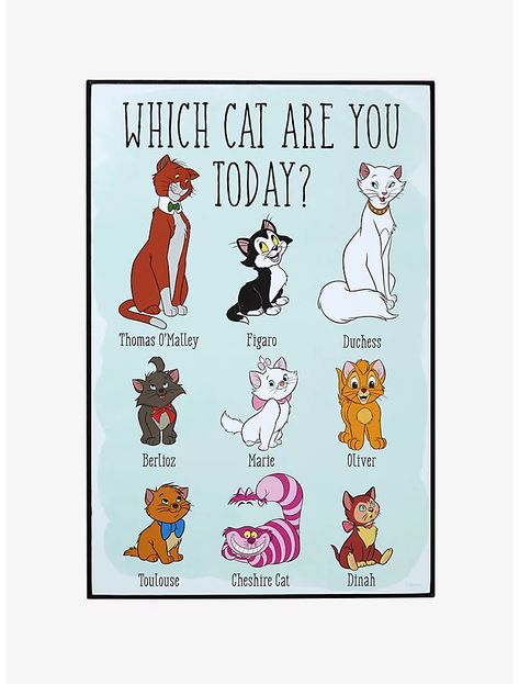 Disney Cats Which Cat Are You Today? Wood Wall Art Lost Boys Peter Pan, Lilo And Stitch Ohana, Goof Troop, The Lost Boys, Disney Cats, The Aristocats, Disney Valentines, Disney Pixar Up, Online Wall Art