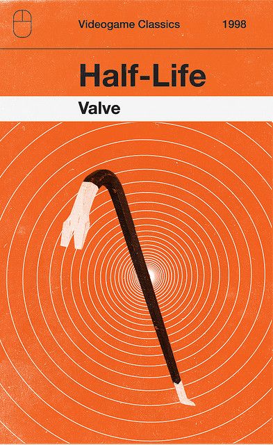 Half-Life #video #games Half Life Game, Olly Moss, Gordon Freeman, Video Game Posters, Life Cover, Game Theory, Penguin Classics, Half Life, Life Poster