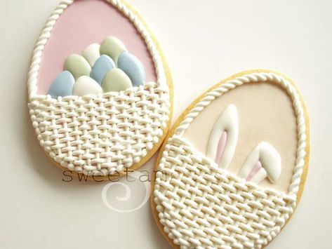 Easter Biscuits, Easter Egg Cookies, Easter Sugar Cookies, No Egg Cookies, Spring Cookies, Bunny Cookies, Easter Baking, Easter Goodies, Cookie Tutorials