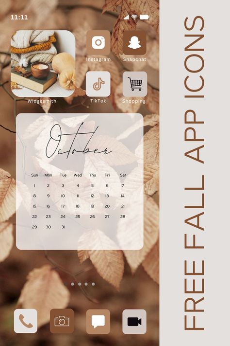 fall brown beige cute aesthetic iPhone app icons How Do You Make Your Own App Icons, Design Iphone Home Screen, Fall App Icons Free, App Icon Aesthetic Free Download, Aesthetic Phone App Icons, Black Iphone Icons, Free Iphone App Icons, Free Fall Aesthetic App Icons, Free App Icons