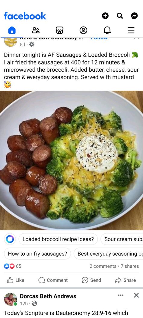 Loaded Broccoli, Lost 40 Pounds, Easy Healthy Meal Prep, Think Food, High Protein Recipes, Healthy Meal Prep, Keto Diet Recipes, Low Carb Diet, Easy Healthy Recipes