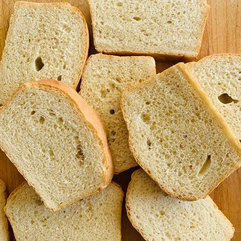 Sodium Free Recipes, Low Sodium Bread, Low Sodium Recipes Heart, Ckd Recipes, Salt Free Recipes, Low Iodine Diet, White Sandwich Bread, Heart Healthy Recipes Low Sodium, Low Salt Recipes