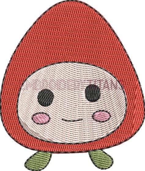 Ichigotchi Tamagotchi Free Embroidery Design Embroidery Design Download, Free Machine Embroidery Designs, Free Machine Embroidery, Free Embroidery Designs, Free Embroidery, Machine Embroidery Design, Machine Embroidery Designs, Embroidery Design, Machine Embroidery