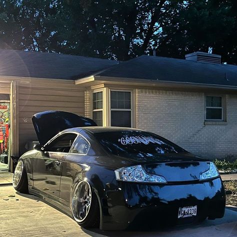 Static Cars, Custom Wheels Cars, G35 Coupe, Car Builds, Car Life Hacks, Slammed Cars, Stanced Cars, Custom Sport Bikes, Stance Cars