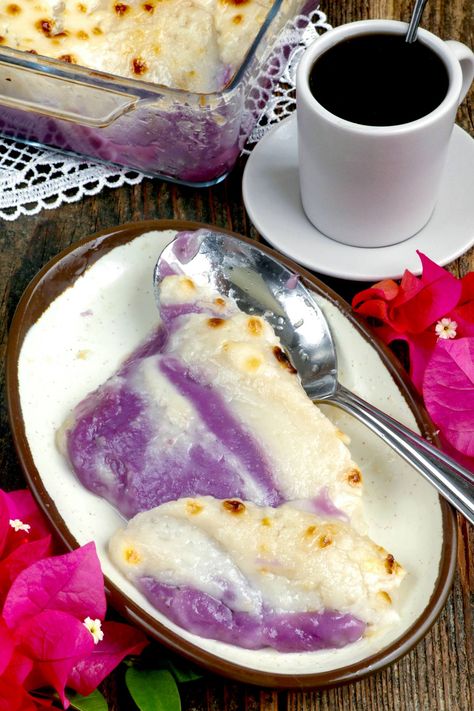 Easy Inutak Recipe Recipe - Foxy Folksy Pinoy Recipes Waknatoy Recipe, Inutak Recipe, Filipino Merienda, Ube Jam, Pinoy Recipe, Foxy Folksy, Filipino Food Dessert, Filipino Dessert, Asian Sweets