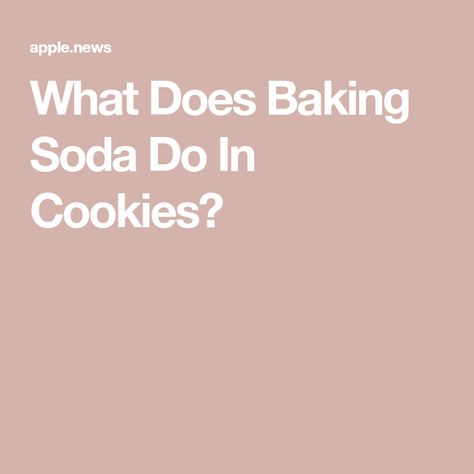 What Does Baking Soda Do In Cookies? Soda Substitute, Baking Soda Substitute, Soda Alternatives, Baking Soda Teeth, Soda Recipe, Bicarbonate Of Soda, Oat Cookies, Food Sweet, Cookie Do