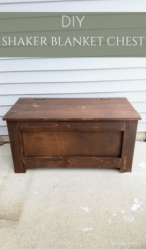 Blanket Chest Plans, Diy Wood Chest, Chests Diy, Bedroom Storage Chest, Hope Chests, Dog Toy Box, Wood Crafting Tools, Cool Wood Projects, Cedar Chest