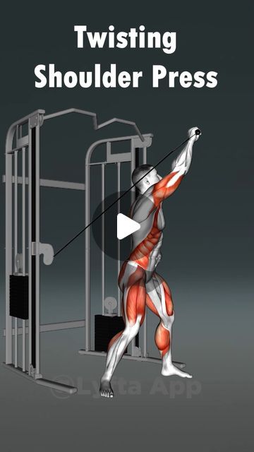 Lyfta Workout Tracker on Instagram: "💪 Unique Shoulder Variations With Cable" Cable Shoulder Workout, Cable Back Workout, Shoulder Workouts, Cable Workout, Workout Tracker, Gym Workout Planner, Workout Planner, Shoulder Press, Workout Moves