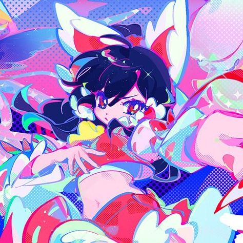 Game: Mush Dash Reimu Hakurei Icon, Mush Dash, Muse Dash, Reimu Hakurei, Bright Colors Art, Drawing Expressions, Cute Anime Profile Pictures, Anime Drawings Tutorials, Cute Profile Pictures