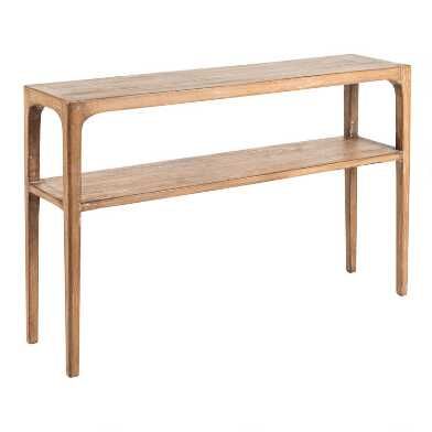 Console Tables, Sofa Tables & Entryway Tables | World Market Pine Console Table, Natural Wood Console Table, Console Table With Shelf, Small Console Table, Narrow Console Table, Foyer Table, Entryway Console Table, Modern Console, Stylish Tables