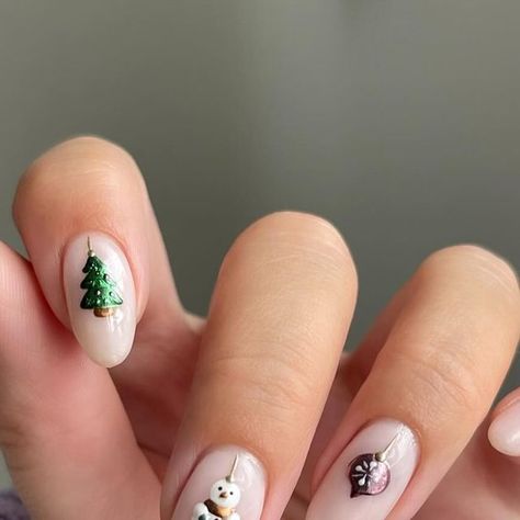 Brydie on Instagram Christmas Bauble Nail Art, Bauble Nail Art, Happy 1st December, 1st December, Christmas Tree Baubles, December 1, Christmas Baubles, Christmas Nails, Nail Designs