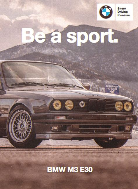 E30 Poster, Bmw M3 E30, Car Posters, Bmw M3, Retro Poster, Suv Car, Suv, Bmw, Vehicles