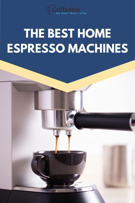 Want to know what is the best espresso machine for you? Look no further, this write-up gives you the top eleven contenders plus some buying tips and tricks. #home #espresso #machine Casabrews Espresso Machine, Coffee Machines Home, Best Coffee Machines For Home, Best Espresso Machine Home, Home Espresso Station, Expressing Machine, Expreso Machine, Espresso Machine Station Bar Ideas, At Home Espresso Machine