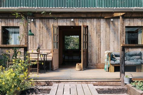 A hut at Fforest Farm Coastal Hotel, Climb A Tree, Dutch Doors, Welsh Blanket, Visit Wales, Learn To Live, Country Retreat, Play Together, Waterfront Homes