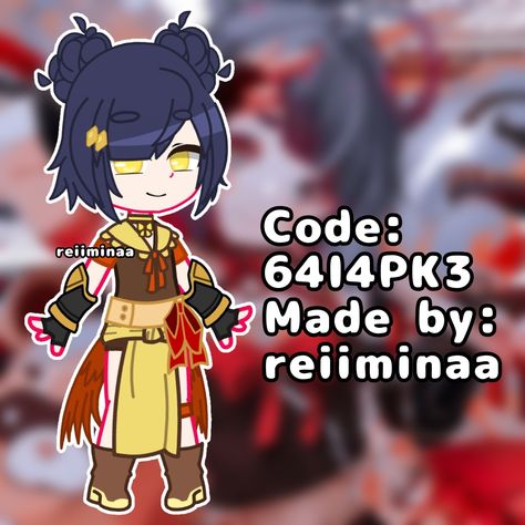 Xiangling | Gacha Club | Gacha oc | Genshin Impact | Gacha outfit | Gacha Xiangling Gacha Oc, Genshin Impact Gacha Club Code, Xiao Gacha Club Code, Scaramouche Gacha Club Code, Xiao Gacha Club Oc, Gacha Genshin Impact Oc, Paimon Gacha Club, Genshin Gacha Oc, Genshin Impact Gacha Life 2 Code