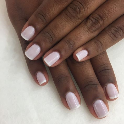 Simple Short Nails Black Women, Manicure Hands, Nail Samples, Rihanna Face, Nature Nails, Simple Toe Nails, Natural Nails Manicure, Brown Acrylic Nails, Toe Nail Color