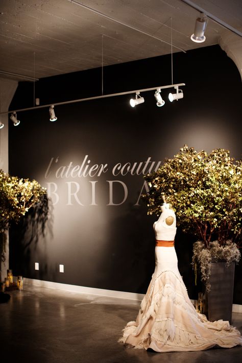 l'atelier couture bridal boutique - photo by photogen inc. Bridal Boutique Ideas, Bridal Boutique Interior Design, Bridal Store Interior, Bridal Shop Interior, Bridal Shop Decor, Bridal Shop Ideas, Bridal Boutique Interior, Wedding Salon, Boutique Inspiration