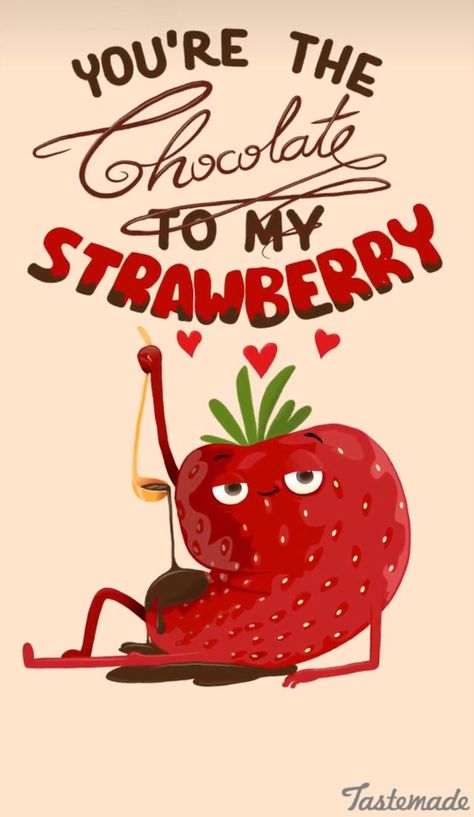 30 Adorably Naughty Things To Send To Your Significant Other Strawberry Puns, Funny Food Puns, Love Puns, Cute Puns, Food Puns, Funny Puns, Food Humor, Food Illustrations, Cute Cards