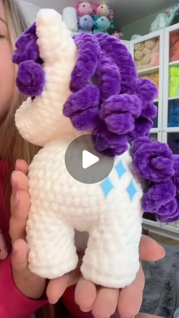 Crochet My Little Pony, Crochet Pony, Crochet Inspo, Crafts Ideas, Rarity, Cute Crochet, Ponies, Next Week, A Video