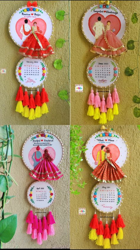 Double Hoop Embroidery, Aana Decoration, Wedding Bows Diy, Embroidery Hoop Art Tutorial, Engagement Themes, Embroidery Hoop Art Diy, Wedding Hoop, Simple Hand Embroidery Patterns, Embroidery Wedding